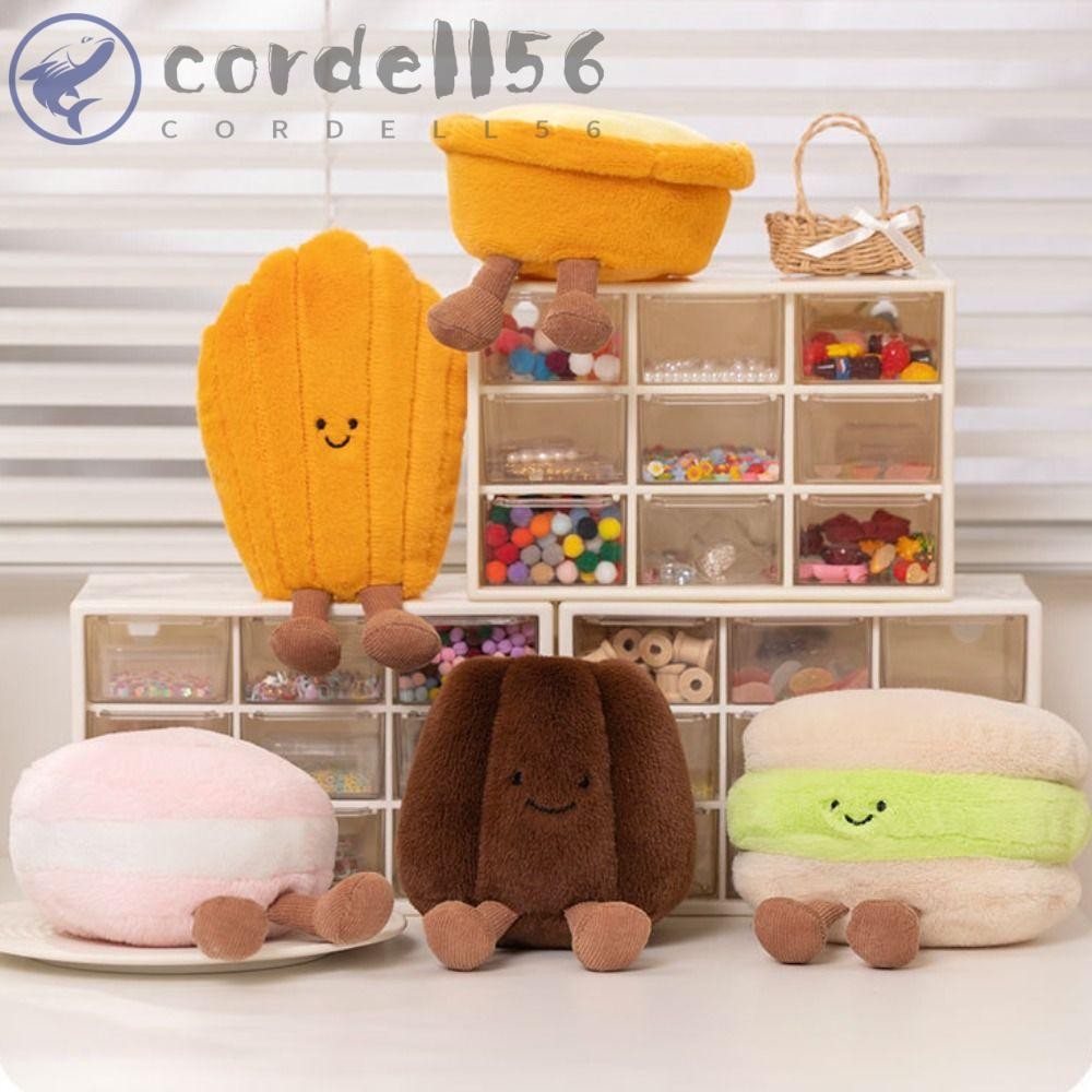 CORDELL Cartoon Dessert Plush Dolls, PP Cotton|Egg Tart Simulation Dessert Party Plush Toy, Cute Dessert Party Fluffy Soft Dessert Plush Cartoon Toys Birthday Party Decor