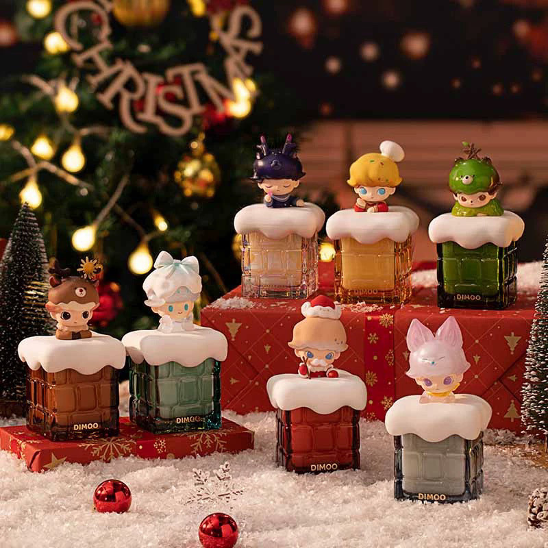 Pop Mart DIMOO Scented Candle Mystery Box Snowman's Letter Aromatherapy Christmas Gift POPMART Merchandise YT3Q