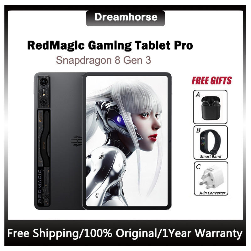 【Global Rom】ZTE Nubia Red Magic Nova Gaming Tablet Snapdragon 8 Gen 3/10.9 inches 10100 mAh 120W 144Hz Gaming Tablet