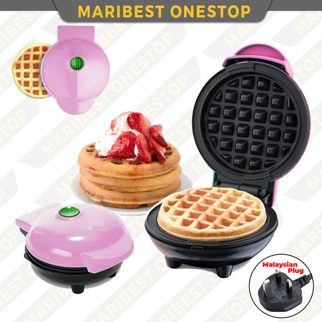 Wafer Maker Mini Waffle Maker Non Stick Waffle Machine DIY Kitchen DIY Cake Baking Breakfast Machine