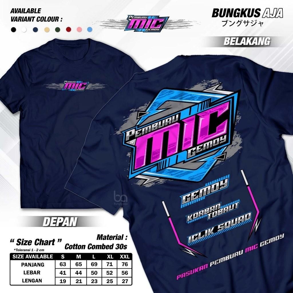 Kaos Pemburu Mic Gemoy Iclik Squad Korban Tobrut - Baju Kata Kata Keren Nyindir Cewek Cotton 30s Bungkusaja A4819 COD