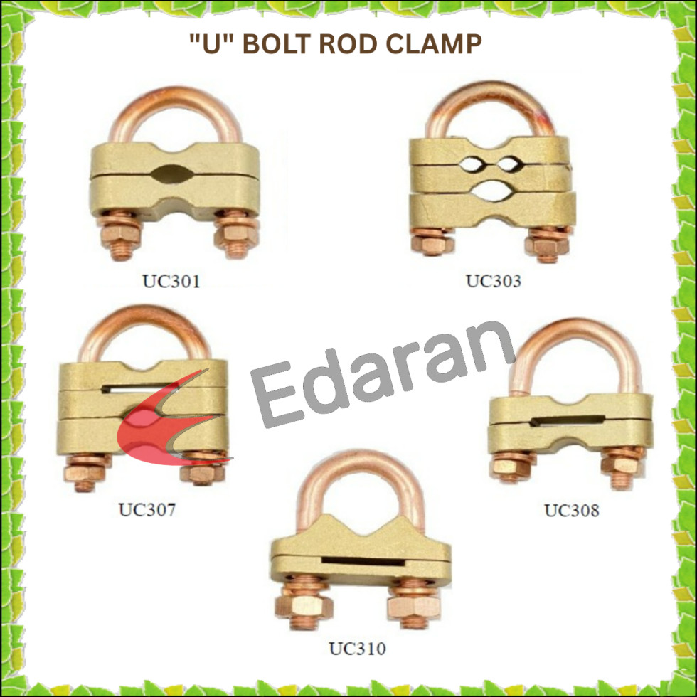 TKK "U" BOLT ROD TO CABLE CLAMP