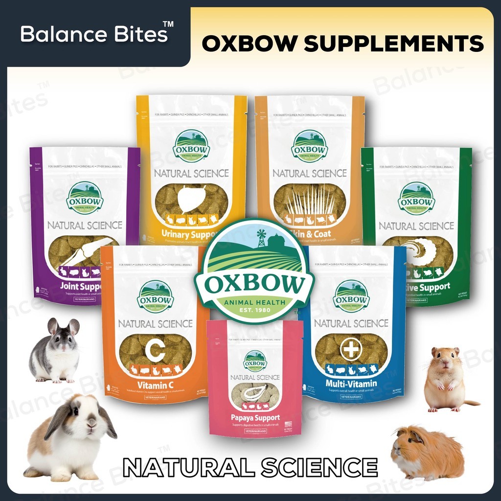 OXBOW NATURAL SCIENCE SUPPORT SUPPLEMENT Rabbit Guinea Pig Chinchilla Hamster 兔子 天竺鼠 龙猫 仓鼠 土拨鼠 保健品