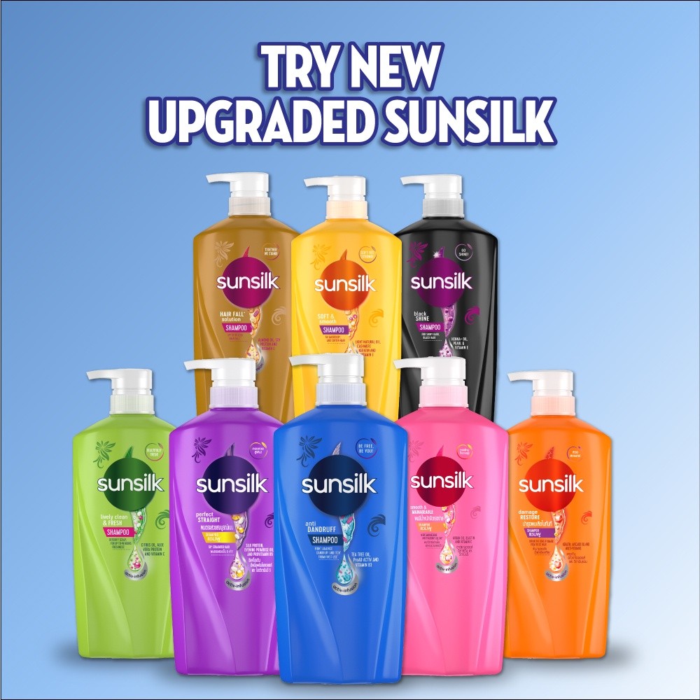 [Big Size Promosi] Sunsilk Intense Repair Anti Dandruff Damage Repair Hairfall control Shampoo