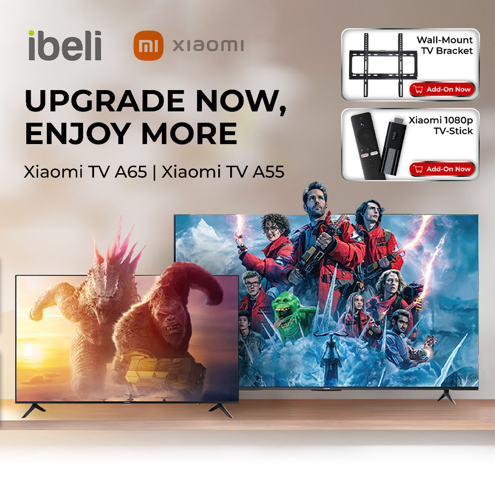 Xiaomi Mi TV A55 A65 4K LED Android TV Smart TV XiaoAi Voice Assistant (65''/2GB+32GB)