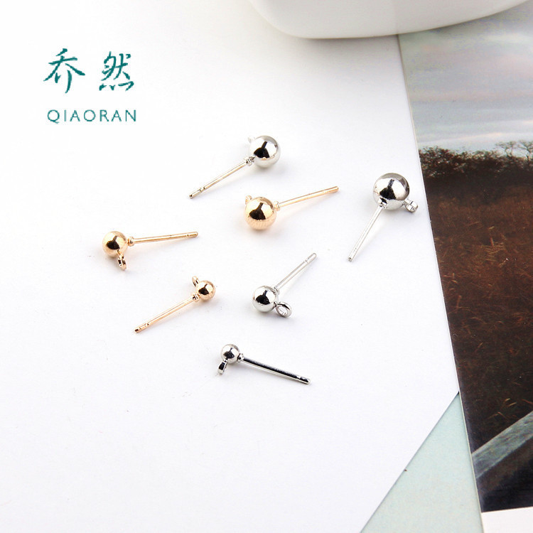 Round Headband Hanging Earrings Plug Earrings Ear Hooks Ear Clips Handmade diy Ear Jewelry Jewelry Material Accessories