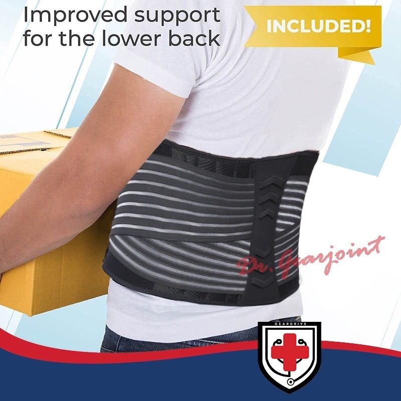 Purpose Essential lumbar support /waist support/lumbar Belt/Back Braces Lower Back Relief Pain Sciatica H - Image 5