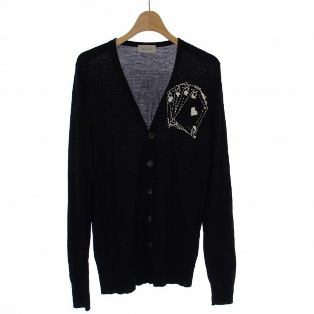 Bedford Listair Exclusive Russian Knit Cardigan Long Sleeve Black Direct from Japan Secondhand