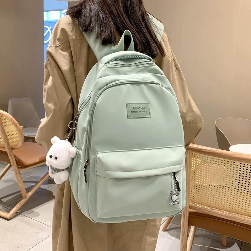 【READY STOCK】Korean bag School Backpack Student Bag beg galas bagpack women school bag Large capacity backpack Travel