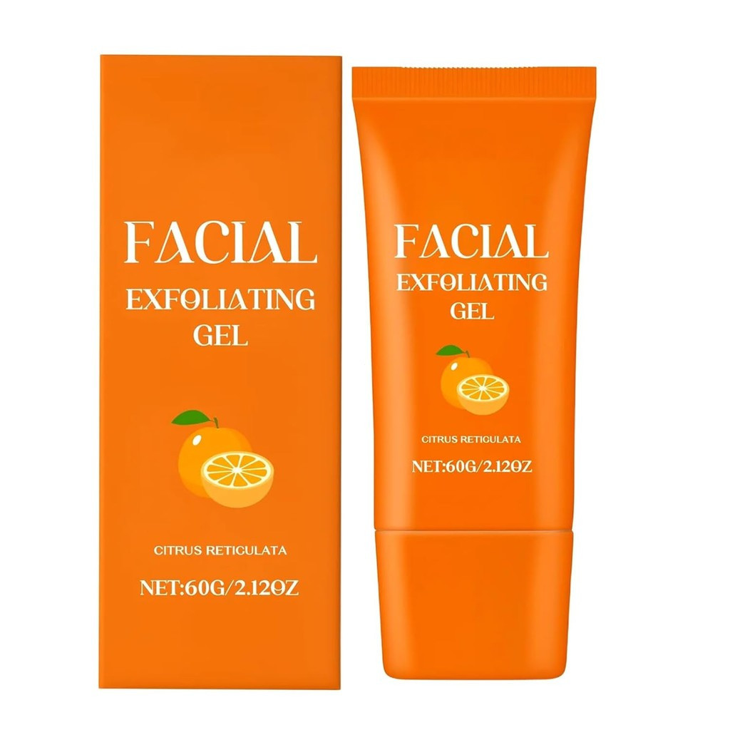 2025 Baharu Orange Peeling Gel Facial Peeling Gel, Orange Peeling Gel for Face and Body, Orange Peeling Glue Removes Dark Spots & Moisturizes Skin for All Skin Types (A-1Pcs, One S