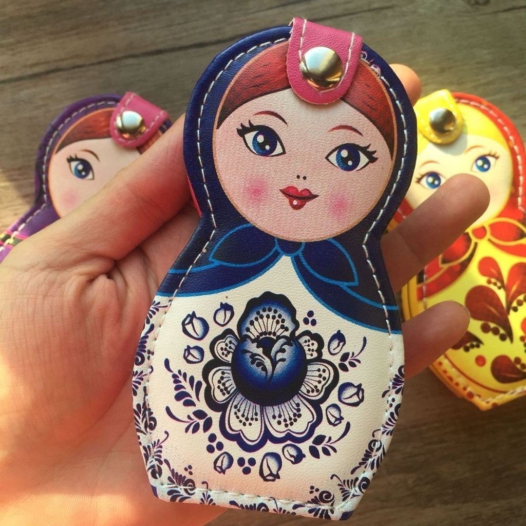 Russian Nail Clippers Manicure Tools Harbin Tourism Souvenir Matryoshka Doll Pattern俄罗斯指甲刀美甲工具哈尔滨旅游纪念 套娃图案8.1LYJ