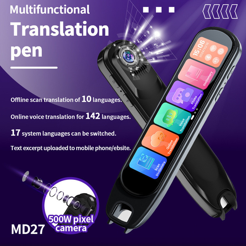 New ✨ W&F AI Dictionary Pen Scan/Voice/Photo Translation ChatGPT 马来语 华文 offline translator device Gift