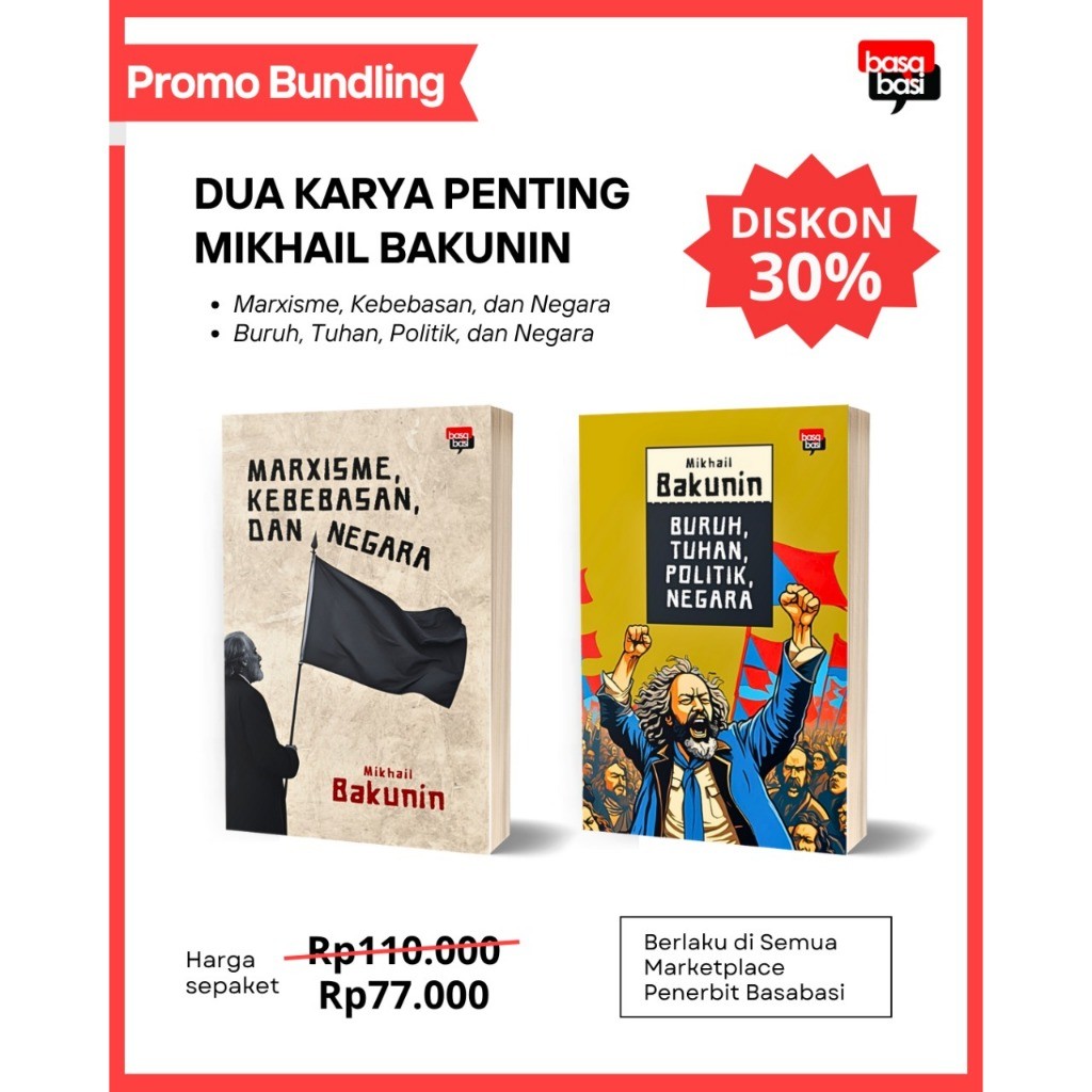 Basabasi - Mikhail Bakunin Book Package: The Marxism of Freedom and State & the Labor of the National Politics - DIVA Press