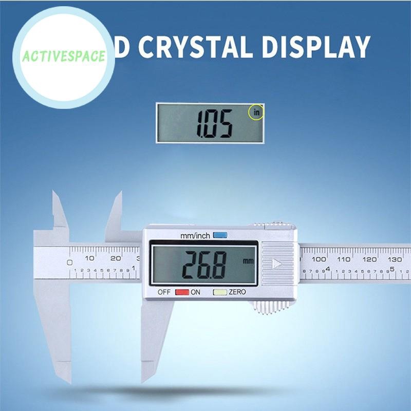 Multi Premium 150mm/6inch LCD Digital Electronic Carbon Fiber Vernier Caliper Gauge Micrometer - Image 5