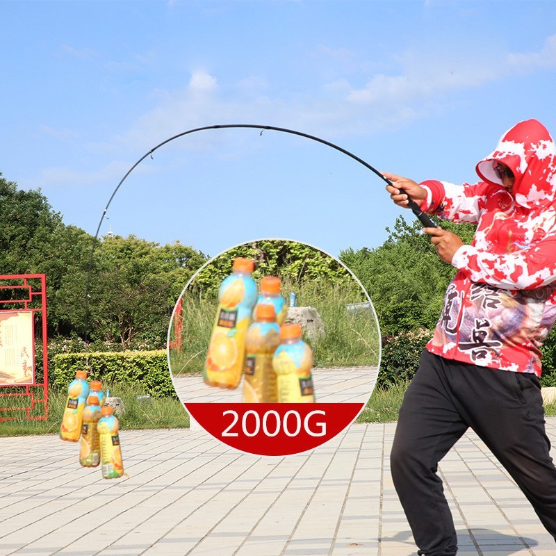 Purpose Essential Joran Batang Pancing 1.6M 1.8M 2.1M Super Strong FRP Jigging Rod Black Ultralight Lure Fishing Fres... - Image 4