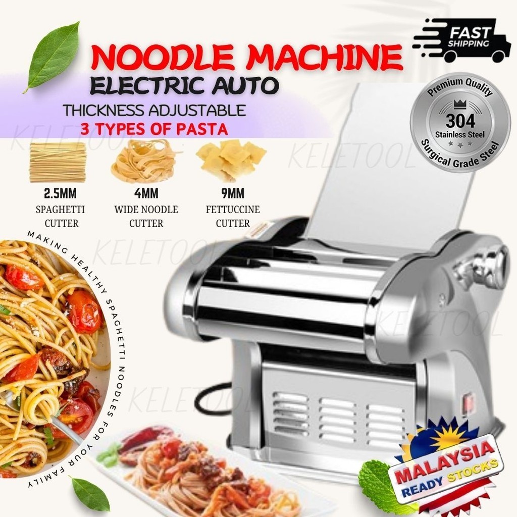 KELETOOL Noodle Maker Mesin Buat Mee Pasta Maker Machine Dumpling Karipap Maker Mesin Mee Electrik Noodle Machine 压面机