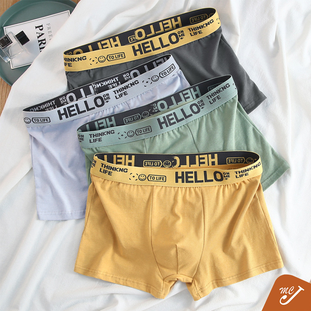 McJoden - ADONIS Seluar Dalam Lelaki Boxer Kapas, Sesuai untuk Aktiviti Sukan Luar, Selesa dan Bergaya