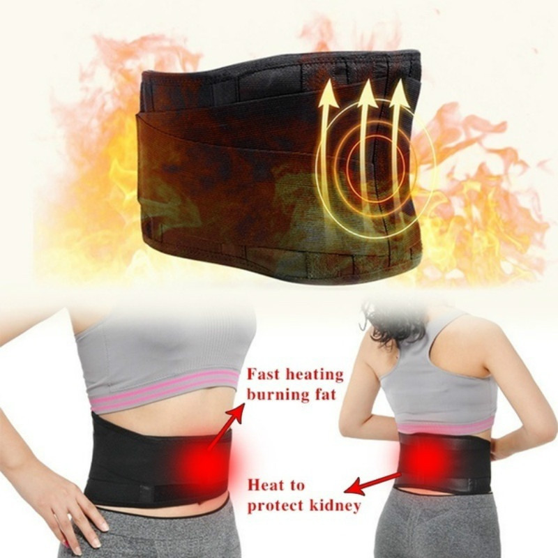 Premium Must Magnetic Back Support Brace Belt Lumbar Lower Waist Double Pain Relief Adjust Versatile Have - Image 5