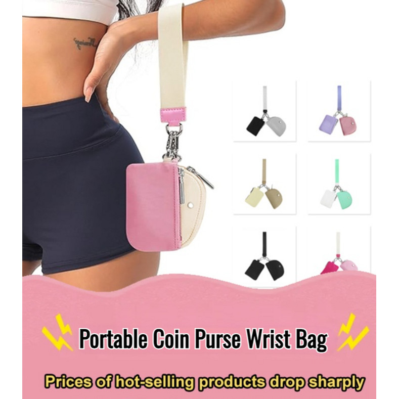 OriginalPortable Coin Purse Wrist Bag Mommy Portable Coin Card Holder Wrist Coin Purse Waterproof Ultralight Wrist Coin Purse 便携式零钱硬币手腕包