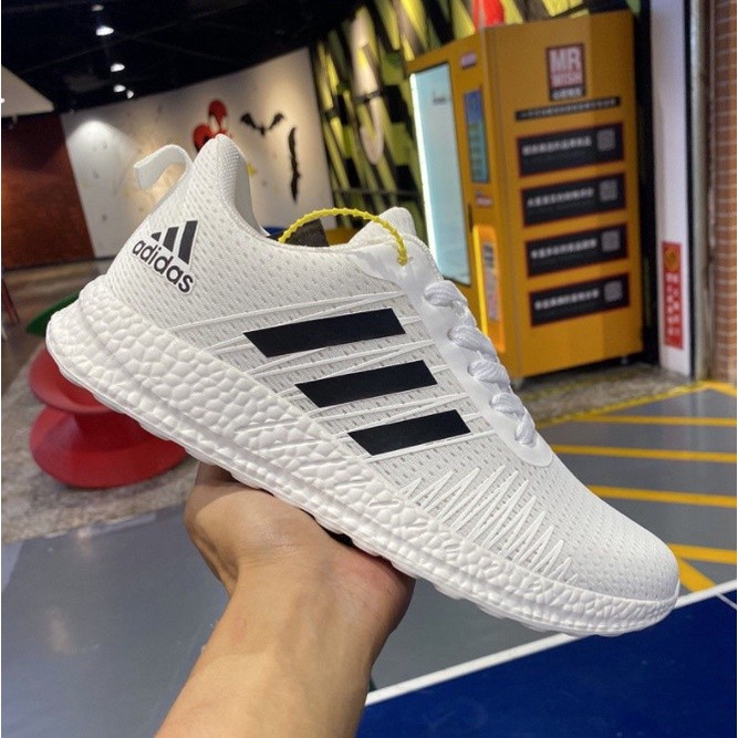 Ready Stock adi*das Kasut Breathable Casual Running Shoes Boost Yezzy Men Women Shoe Sport Shoes Women Kasut Perempuan