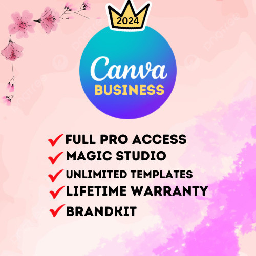 Canva BUSINESS Lifetime | BRANDKIT INCLUDED | Upgrade Own Account ┃ Unlimited Design Templates | FAST DELIVERY