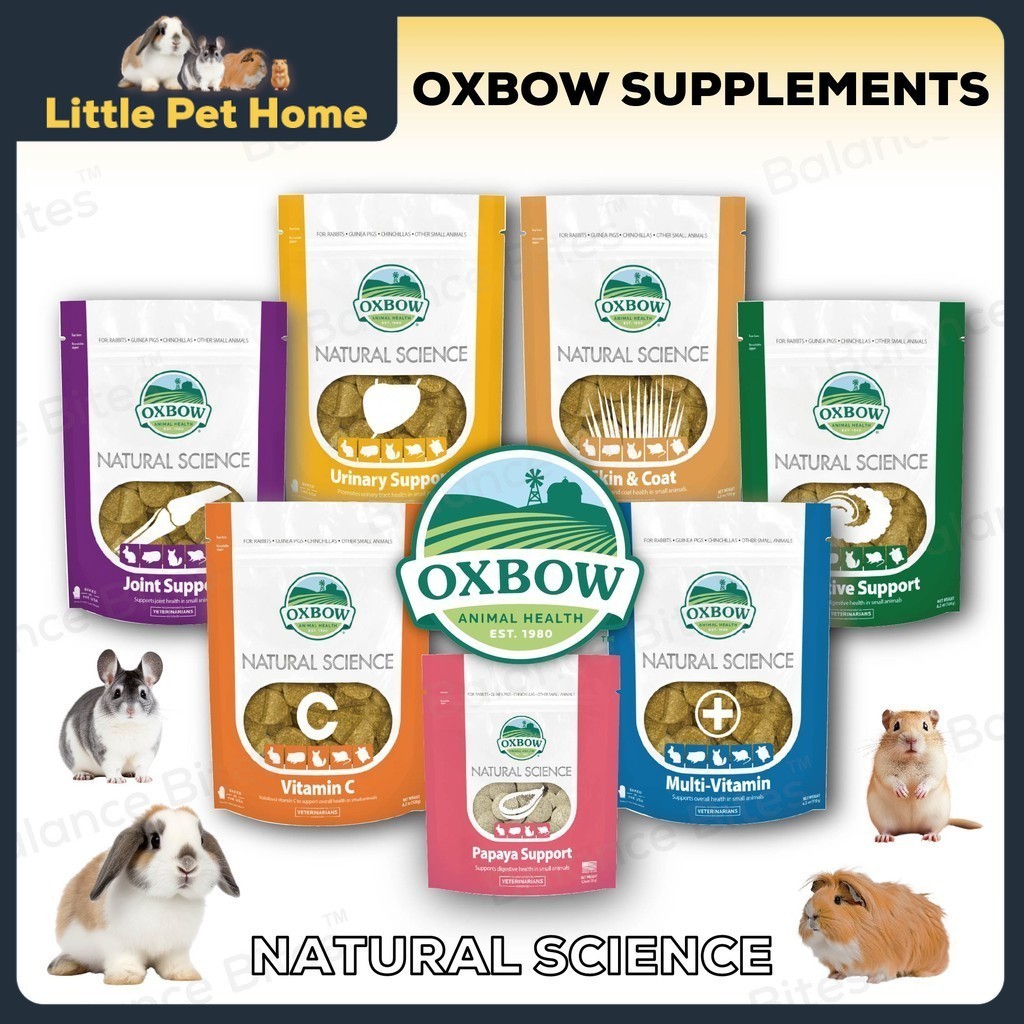 OXBOW NATURAL SCIENCE SUPPORT SUPPLEMENT Rabbit Guinea Pig Chinchilla Hamster 兔子 天竺鼠 龙猫 仓鼠 土拨鼠 保健品