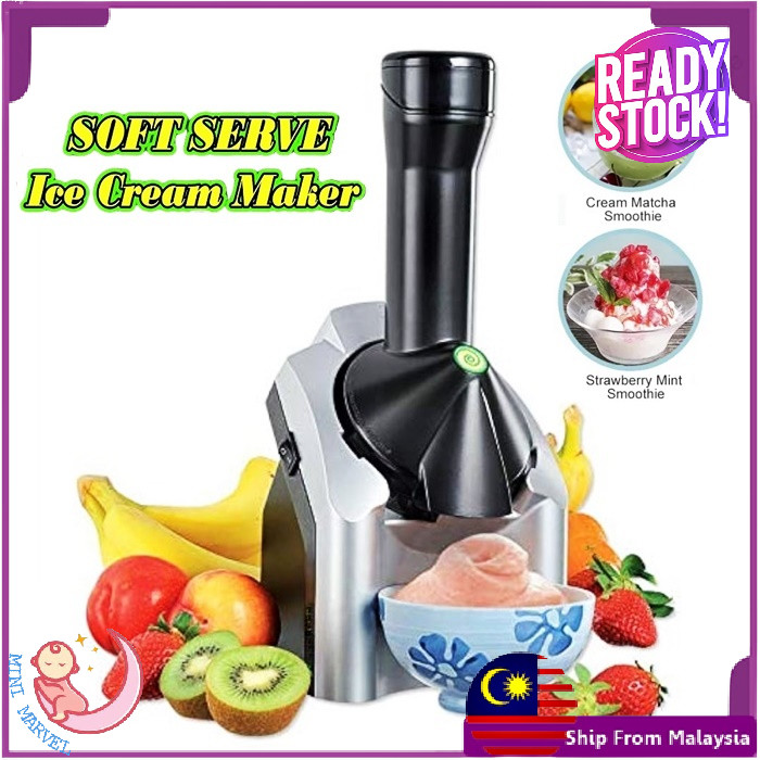 DIY Fruit Ice Cream Maker Machine Sejuk Beku Buah Buahan 冰淇淋机