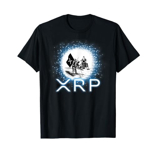 Men's cotton T-shirt XRP Merchandise Cryptocurrency Gift Blockchain Crypto T-Shirt Fast Shipping 4XL , 5XL , 6XL