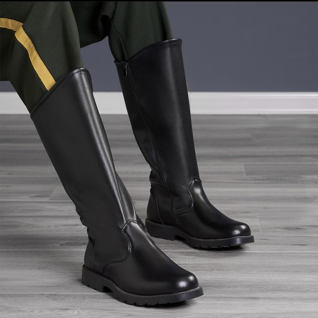 Equestrian knight uniform, a complete set of honor guard boots, cos heightening boots, saddle, a com马术骑士服一整套仪仗队靴子cos增高长筒靴马鞍子全套哈萨克9.18LYJ