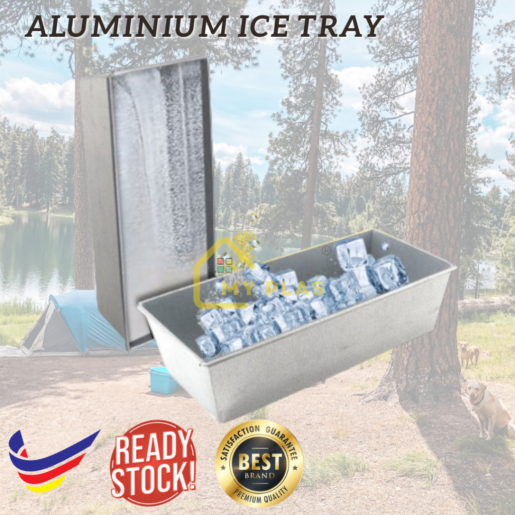 Aluminium Ice Cube Box | Tray Rack | Tray Ice | Pembeku Ais | Takung Beku Ais | Bekas Simpan Ais | Bekas Ais