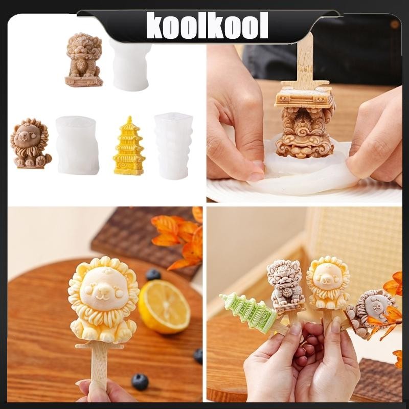 Kool Chinese Style Ice Cream Molds Creative Traditional Silicone Popsicles Maker