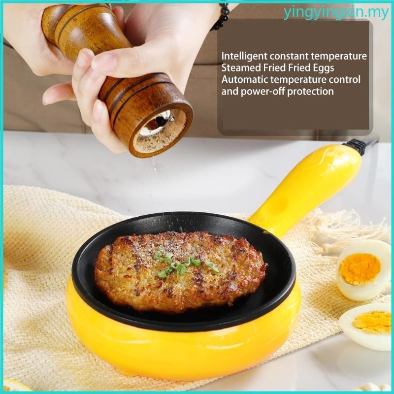 YIN Non-Stick Frying Pan Round Egg Cooking Pan Mini Egg and Omelet Pan Eggs Boiler Kitchen Cookware Dishwasher Safe