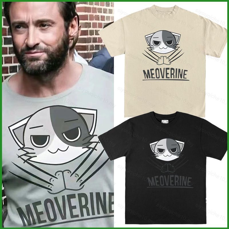 SK2 Marvel Deadpool Wolverine Hugh Jackman James Howlett / Logan film Cosplay cloth T-shirt Anime Short Sleeve Top