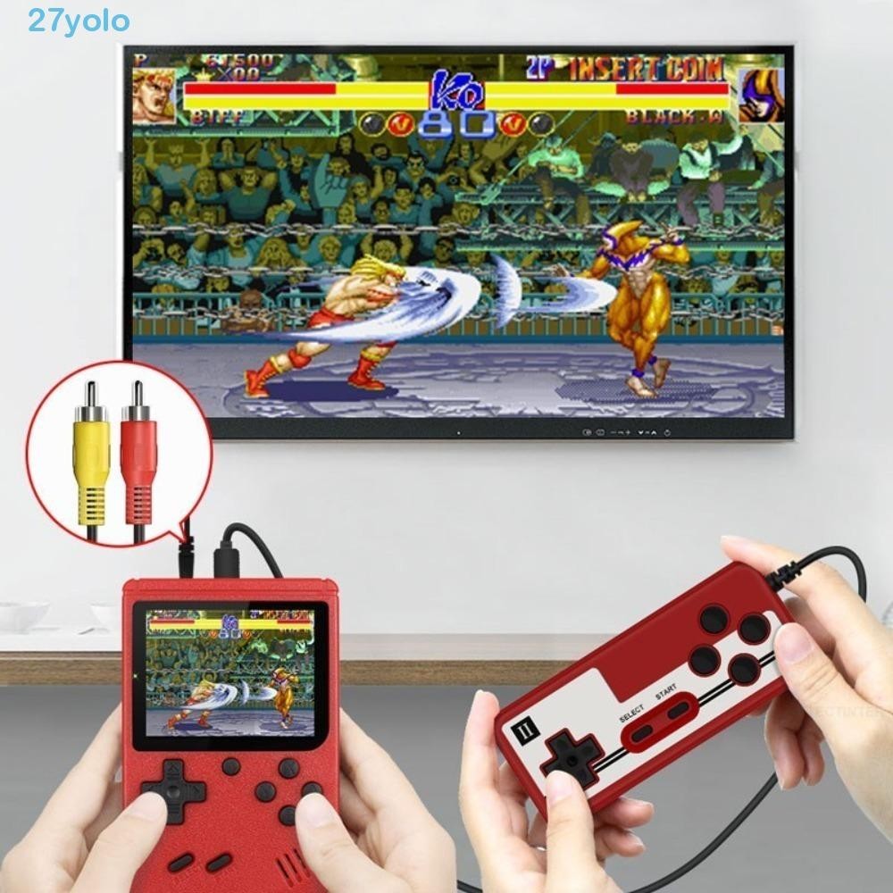 YOLO Handheld Video Game Kids Children Mini Handheld Game Console Video Game Console Puzzle Retro Game 8-Bit Game Console Portable Game Console