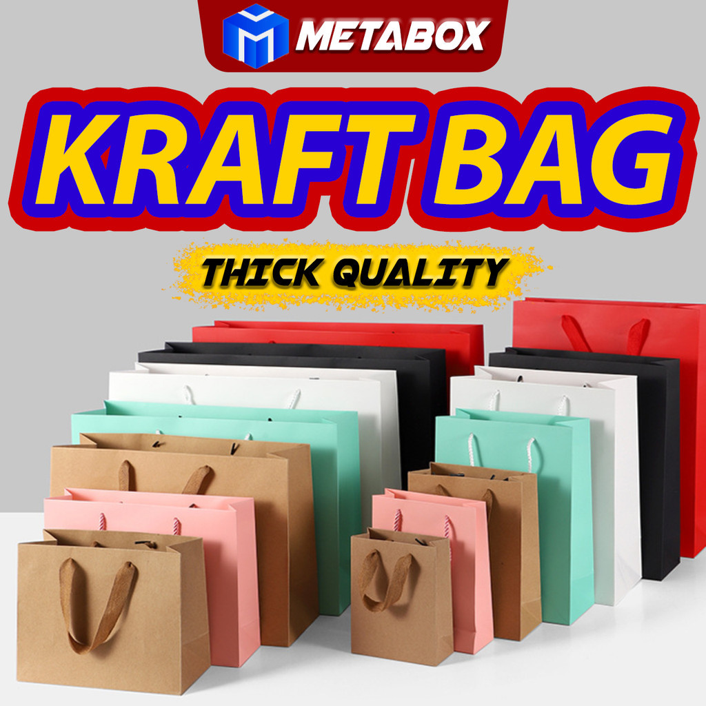 METABOX Paper Bag Doorgift Wedding Doorgift Bag Shopping Bag Birthday Gift Bag Goodies Bag Paper Bag