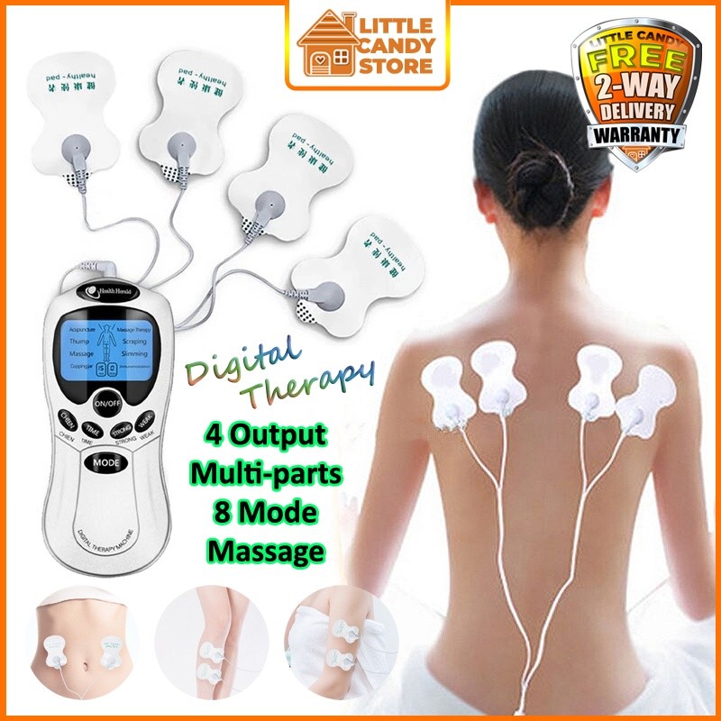 Electric Body Massager Digital Therapy Machine Portable Pain Relief Anti Aging Urut Badan Sakit Kaki Treatment 针灸 按摩 治疗