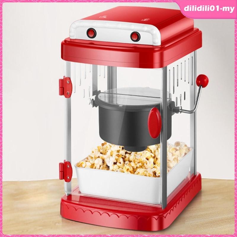 [DilidilidaMY] Popcorn Machine Versatile Wide Mouth Countertop Family Kettle Popcorn Maker