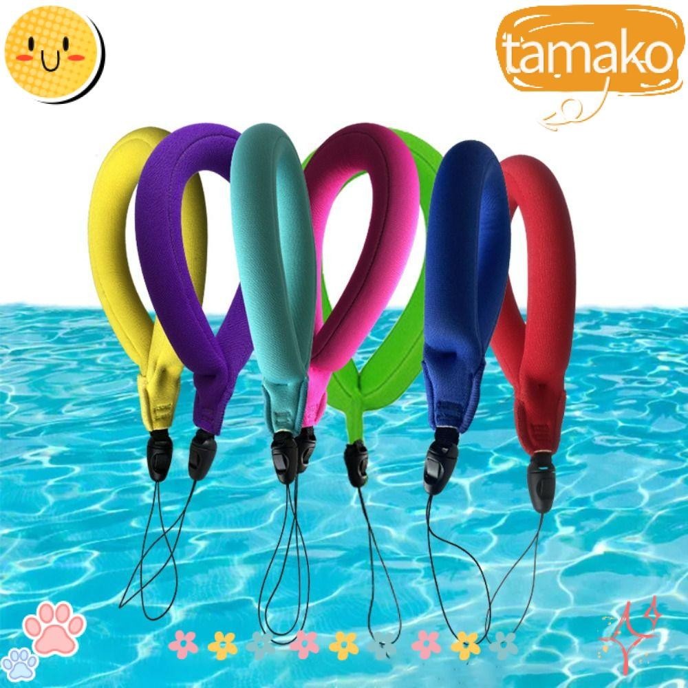 TAMAKO Buoyancy Wrist Strap, Diving Material Preventing Sinking Foam Floating Belt, Lightweight Solid Color Camera Float Strap Mobile Phone