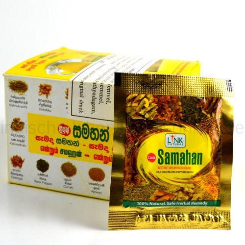 Samahan Herbal Extracts Tea 50 x 4g | Natural Herbal Ceylon | Cold Flu Relief Best Remedy.