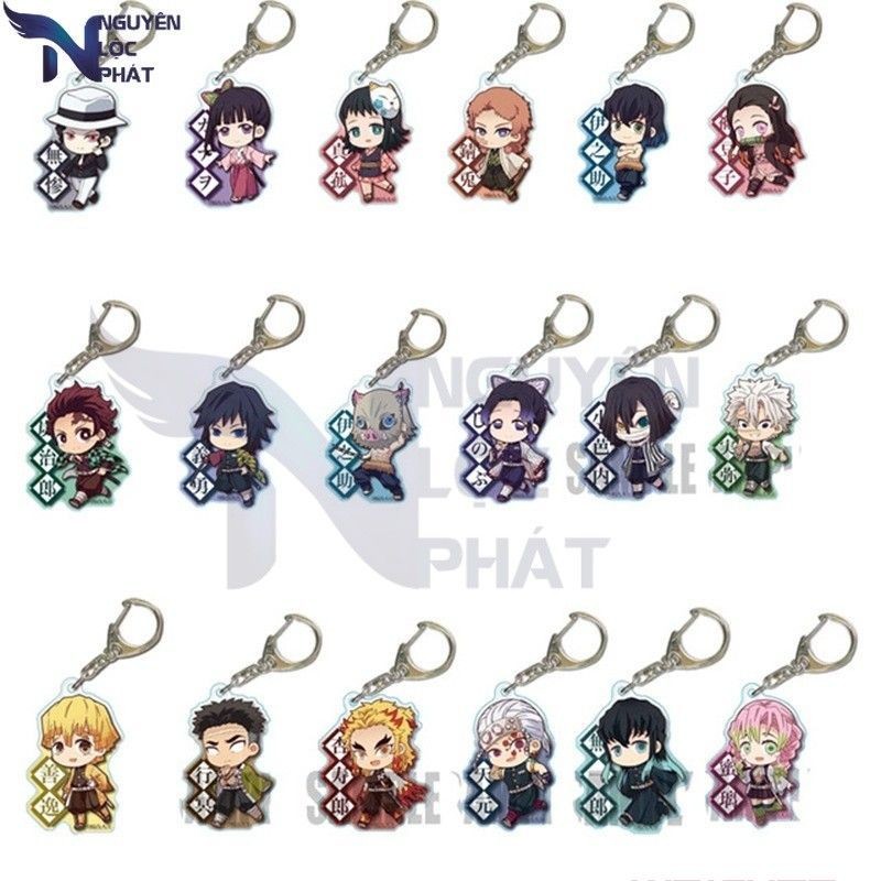 Demon slayer acrylic Cute nlp WrightZ tanjirou nezuko Agatsu Character Model Keychain