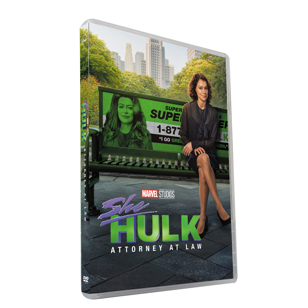 Ready Stock DVD American Drama Female Hulk She-Hulk Attorney at Law Season 1 3DVD Video Disc English Subtitles