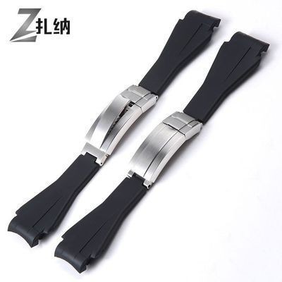 Zana Imported Rubber Strap Discount Deduction Suitable for Rolex Water Ghost King116660Series Waterproof 21