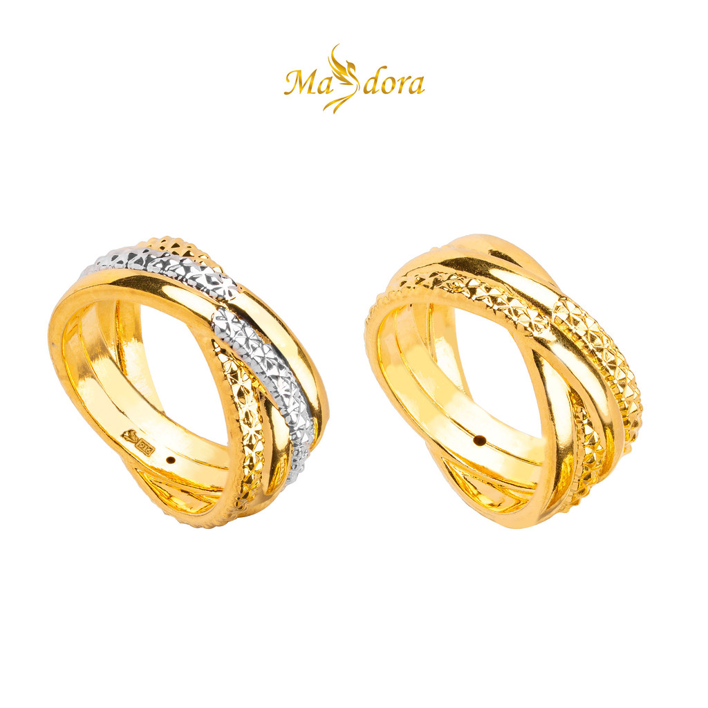 MASDORA 916 Gold Ring Rings Cincin Emas ~ HG Grand Coiled (EMAS 916/22K)