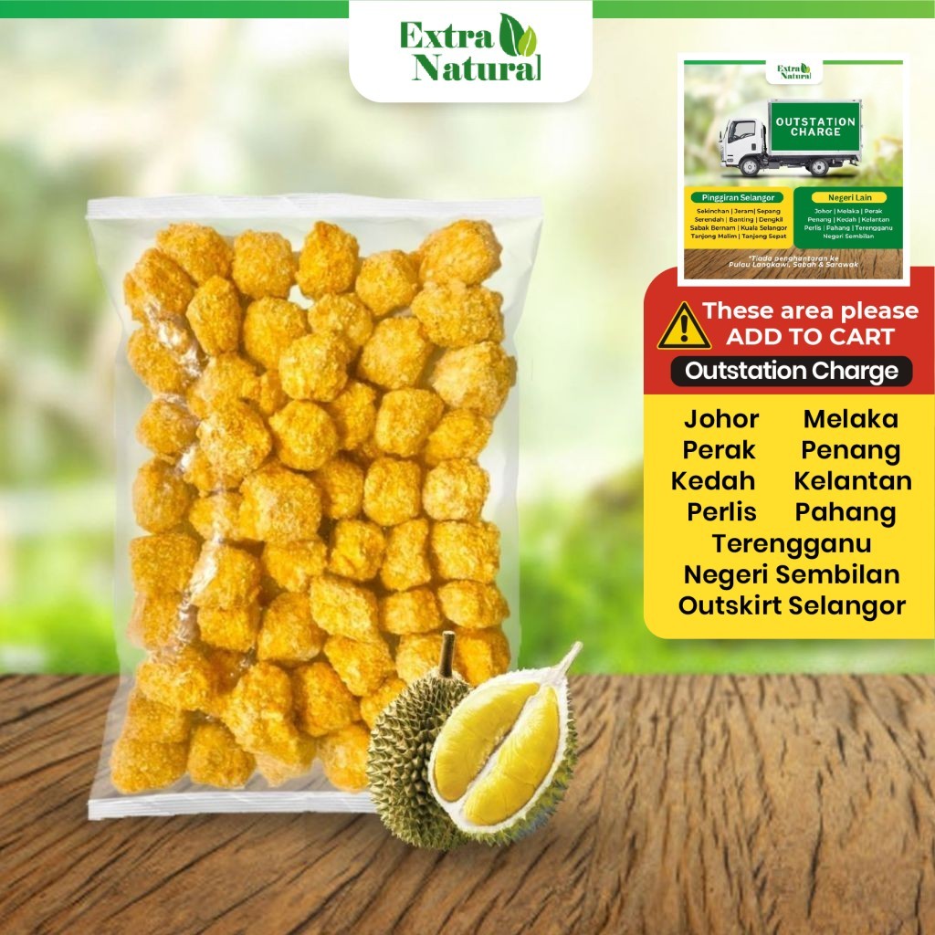 Frozen Durian Nugget [Durian Goreng] (Please read description box before order) |[Extra Natural]