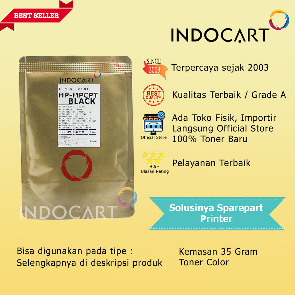 Color Toner Powder MPCPT-201A 204A 202A 203A-HP M252 M154 M254-35gr