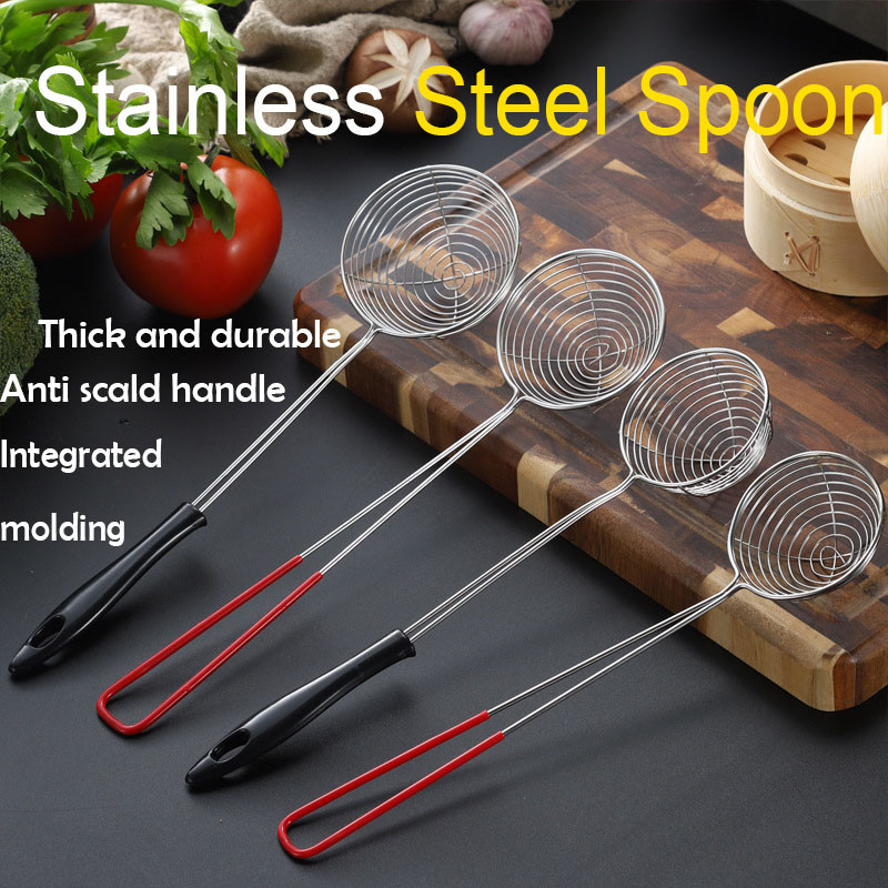 Stainless Steel Tapioca Scoop Small Plushie Bar Spoon Silicone for Kitchen Utensil Spoon