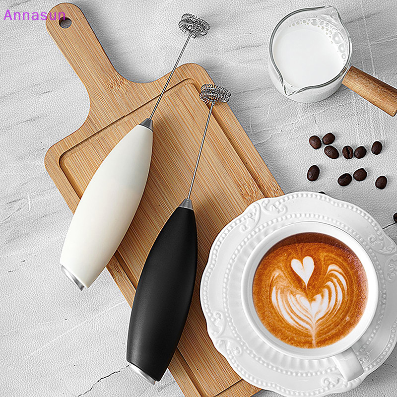 Annasun Portable Coffee Stirring Cappuccino Electric Milk Frother Kitchen Drink Bubbler Coffee Foam Innovative Milk Frother MY