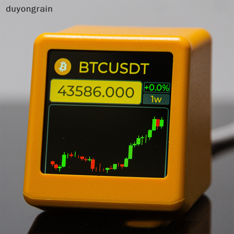 (duyongrain) NerdMiner BitCoin Crypto,Stocks,Futures,Currency Exchange Rate,Price Tracker Ticker,Time Clock Weather Display [NEW]