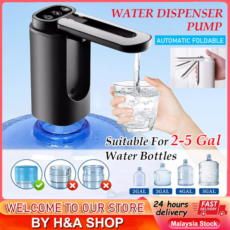 Upgrade Water Dispenser Pump Electric Water Dispenser Automatic Water Bottle Pump Portable Folding Smart Rechargeable