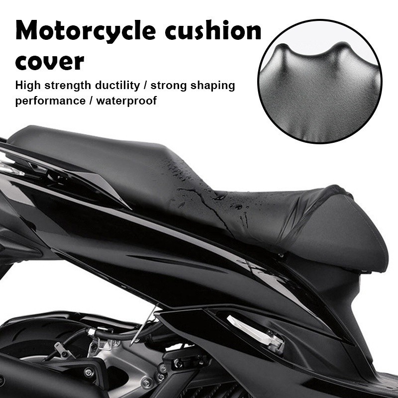 Trendy Daily Motorcycle Seat Cover Universal Flexible Protector DIY Storage Bag Scooter Casual
